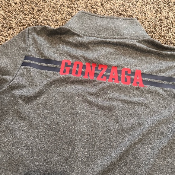 VICTORIA'S SECRET PINK Collegiate Ultimate Gonzaga Bulldogs 1/4 Zip Large Jacket - Picture 7 of 7